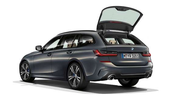 Lunetă care poate fi deschisă separat Imagine cu BMW Seria 3 Touring cu luneta care poate fi deschisă separat