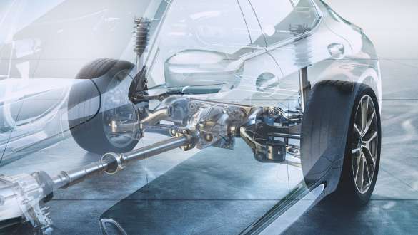 Direcţie integrală adaptivă Imagine cu direcţia integrală adaptivă a BMW Seria 8 Gran Coupé
