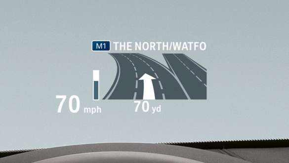 Head-up Display, BMW X2 M35i Afişaj de instrumente, Head-up Display, BMW X2 M35i