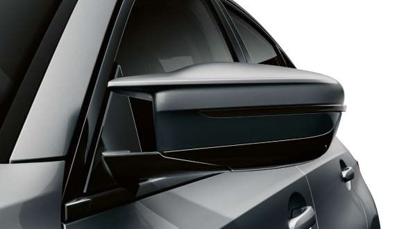 Oglinzi M exterioare ale M340i xDrive Sedan Oglinzi exterioare în negru lucios ale BMW M340i xDrive Sedan în BMW Individual Gri Frozen Pure