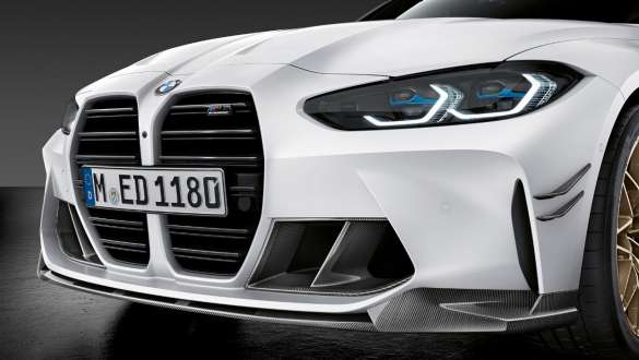 Splitter-ul frontal M Performance din fibră de carbon al BMW M3 Sedan 2020 BMW M3 Sedan 2020