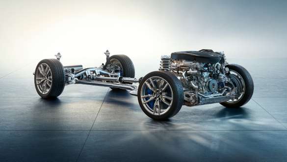 Motorul BMW TwinPower Turbo pe benzină cu 6 cilindri în linie Imagine cu motorul BMW TwinPower Turbo pe benzină cu 6 cilindri în linie al BMW M340i xDrive Touring