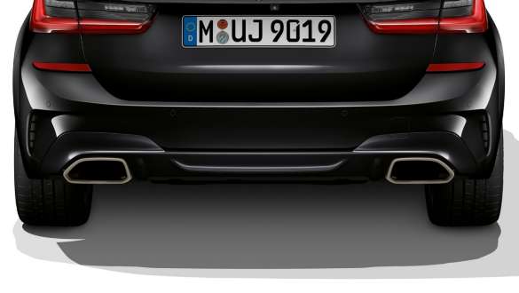 BMW M340i xDrive Touring (G21), ornamente exclusiviste pentru ţevile de eşapament BMW M340i xDrive Touring (G21), ornamente exclusiviste pentru ţevile de eşapament