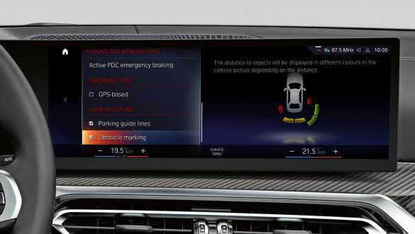 Asistent la parcare Plus BMW M340i xDrive şi M340d xDrive Touring, Asistentul la parcare Plus