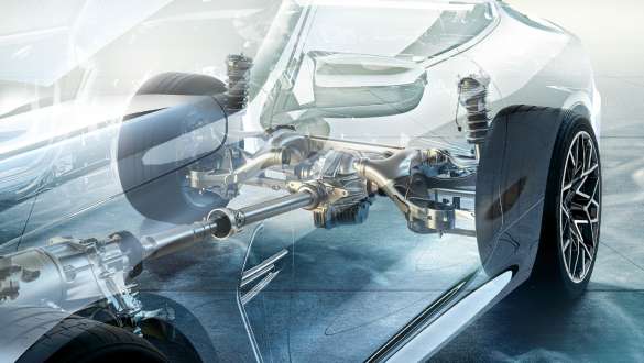 Suspensie M adaptivă. BMW M8 Competition Cabriolet cu suspensie M adaptivă.