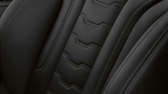 Ornamentele BMW Individual din piele Merino integrală ale BMW M850i xDrive Gran Coupé Imagine din interior cu ornamentele BMW Individual din piele Merino integrală ale BMW M850i xDrive Gran Coupé, G16, 2019