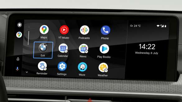 Sistemul de integrare pentru smartphone pentru automobilele BMW X4 M F98 G02 LCI Facelift 2021 Sistemul de integrare pentru smartphone pe Control Display din automobilele BMW X4 M F98 G02 LCI 2021 Facelift