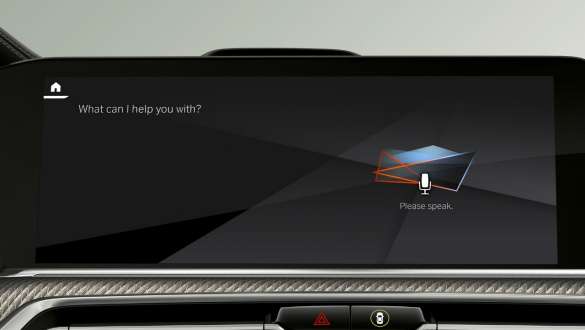 Modelele BMW X6 M cu „BMW Intelligent Personal Assistant” Imagine cu interiorul modelelor BMW X6 M, F96 SUV 2020, cu „BMW Intelligent Personal Assistant”