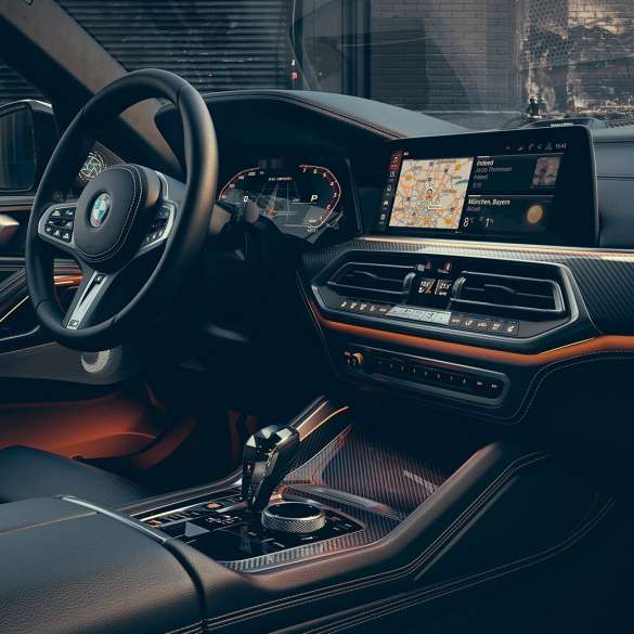 Designul interior al BMW X6 M50i G06 Design interior al habitaclului modelului BMW X6 M50i G06