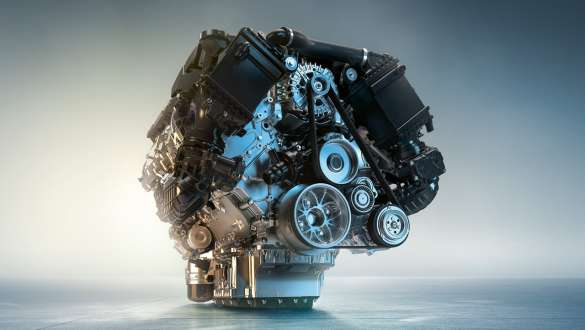 Motorul BMW M TwinPower Turbo pe benzină al BMW X6 M50i Motorul BMW TwinPower Turbo pe benzină cu 8 cilindri al BMW X6 M50i 2018 SUV