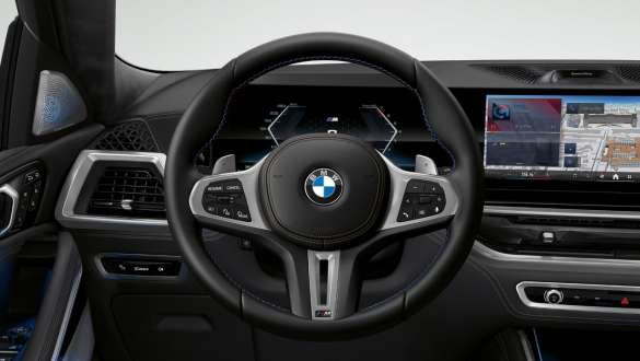 Volanul M îmbrăcat în piele al BMW X6 Volanul M îmbrăcat în piele al BMW X6
