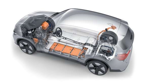 Imagine cu cea de-a cincea generaţie a trenului de rulare electric al BMW iX3, G08 Imagine cu cea de-a cincea generaţie a trenului de rulare electric al BMW iX3, G08, 2020