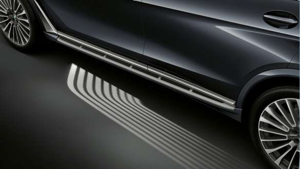 „Covorul” luminos de întâmpinare al modelului BMW X7 G07 „Covorul” luminos de întâmpinare al modelului BMW X7 G07