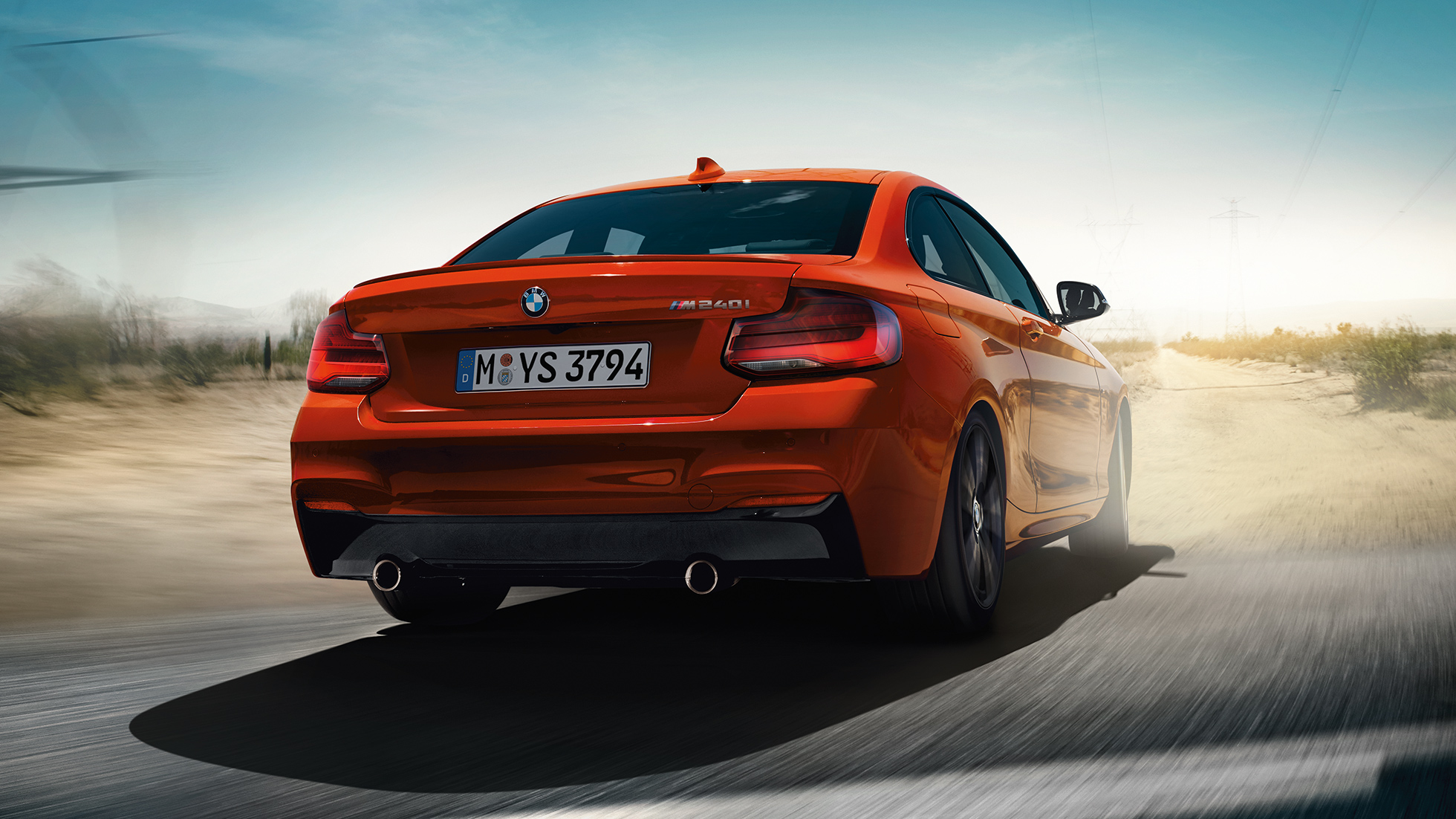 Imagine cu partea spate a BMW Seria 2 Coupé Imagine cu partea spate a BMW Seria 2 Coupé