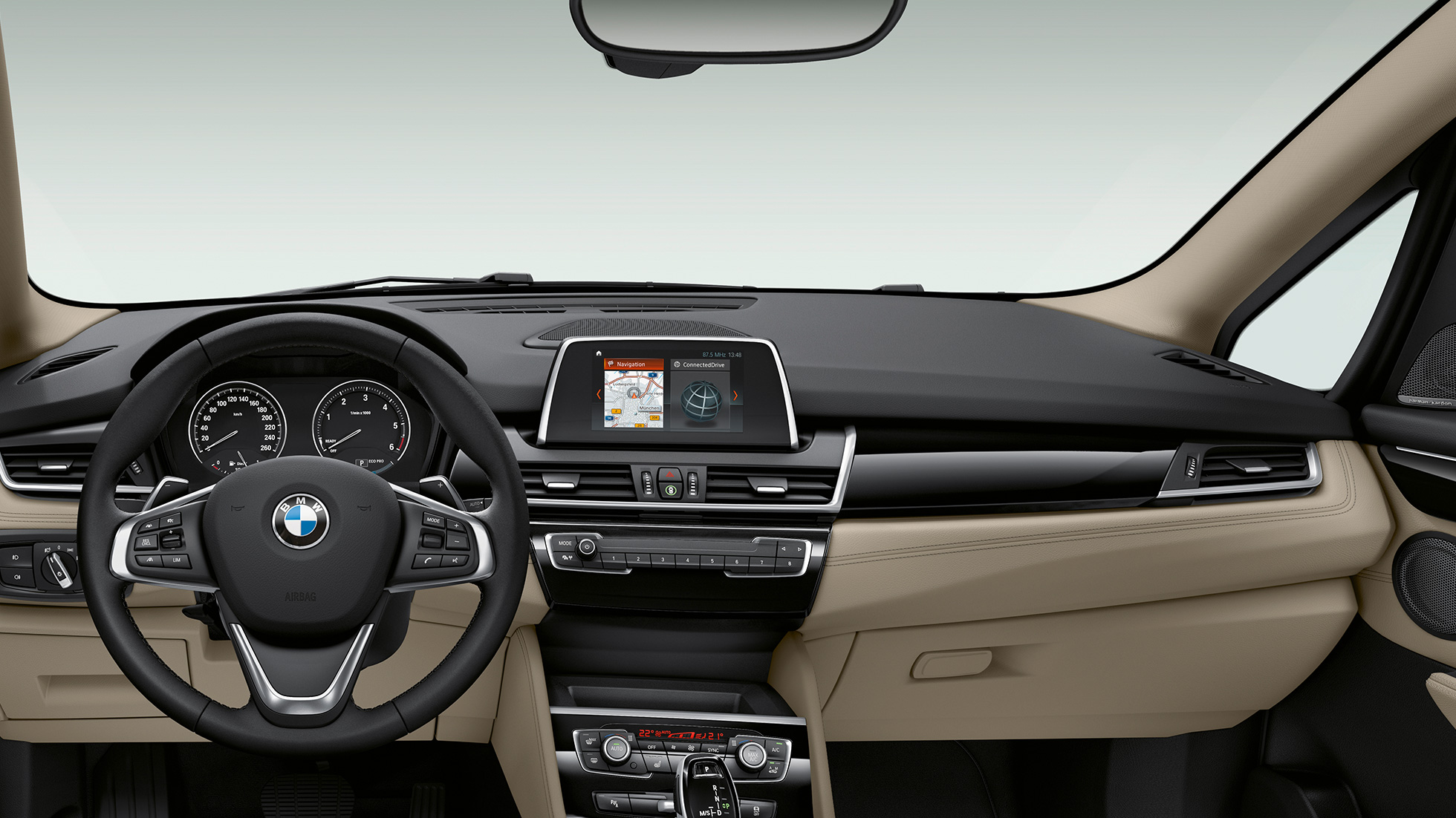 Imagine din habitaclul BMW 220d Gran Tourer, F46, 2018, model Sport Line