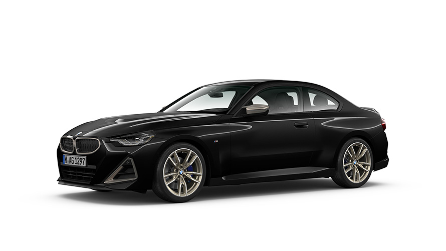 BMW Seria 2, imagine cu trei sferturi din partea laterală a BMW Seria 2 Coupé M G42 BMW Seria 2, imagine cu trei sferturi din partea laterală a BMW Seria 2 Coupé M G42