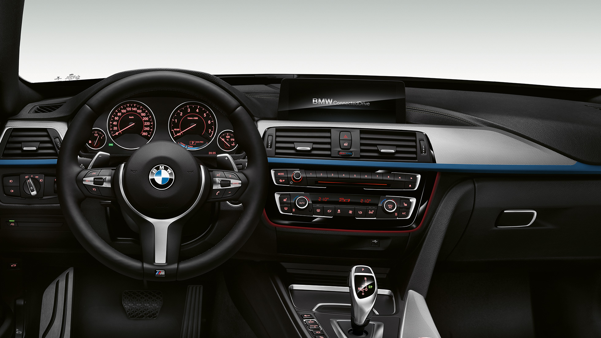 Habitaclul BMW Seria 3 Gran Turismo, Model M Sport Habitaclul BMW Seria 3 Gran Turismo, Model M Sport