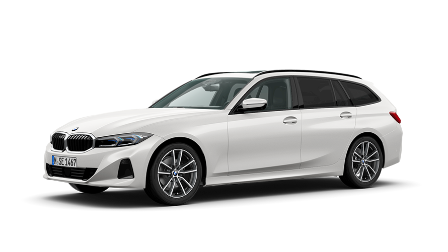 BMW Seria 3 Imagine cu trei sferturi din partea laterală a BMW Seria 3 Touring G21 BMW Seria 3 Imagine cu trei sferturi din partea laterală a BMW Seria 3 Touring G21