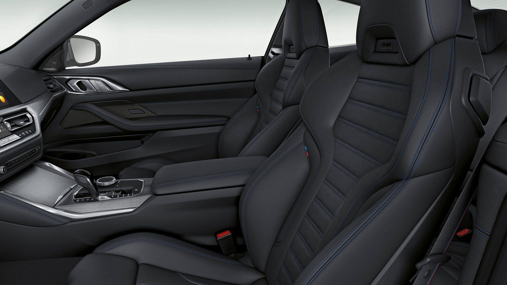 Habitaclul BMW Seria 4 Coupé, G22, 2020, cu pachet M Sport Imagine cu habitaclul BMW Seria 4 Coupé, G22, 2020, cu pachet M Sport