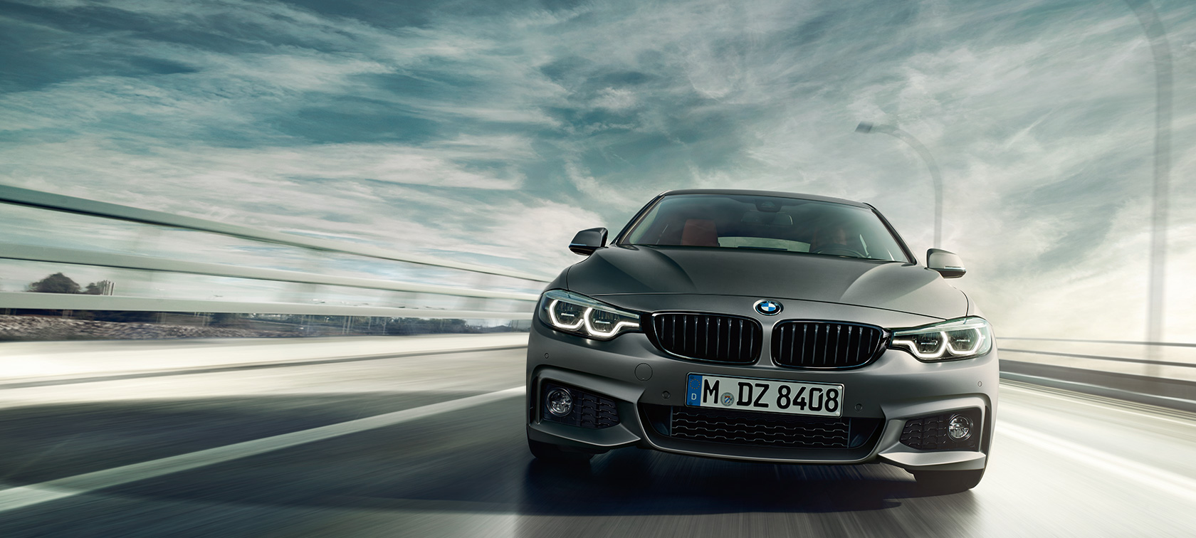 Imagine cu BMW Seria 4 Gran Coupé rulând
