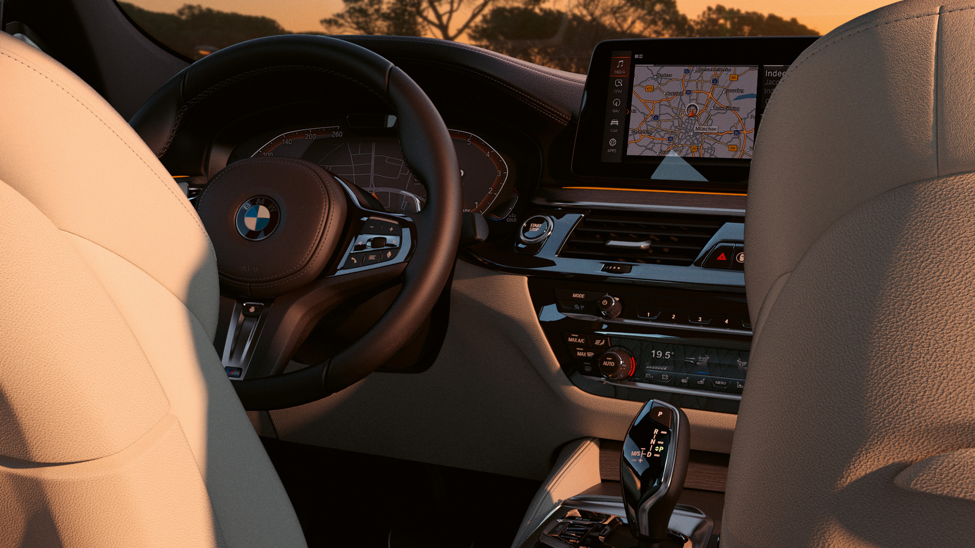 Habitaclul BMW 640i xDrive Gran Turismo, G32, 2020 Habitaclul BMW Seria 6 Gran Turismo, G32, 2020