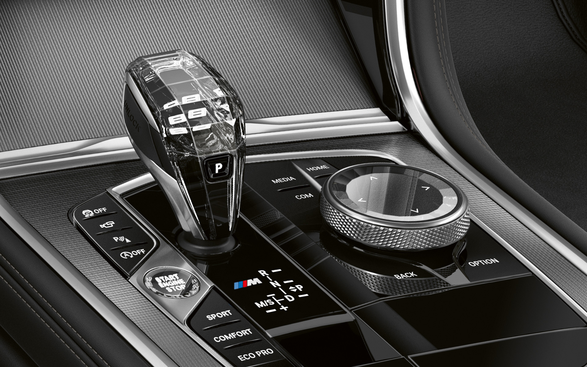 Habitaclul „Pure Contrast” Imagine cu habitaclul BMW Seria 8 Gran Coupé „Pure Contrast”