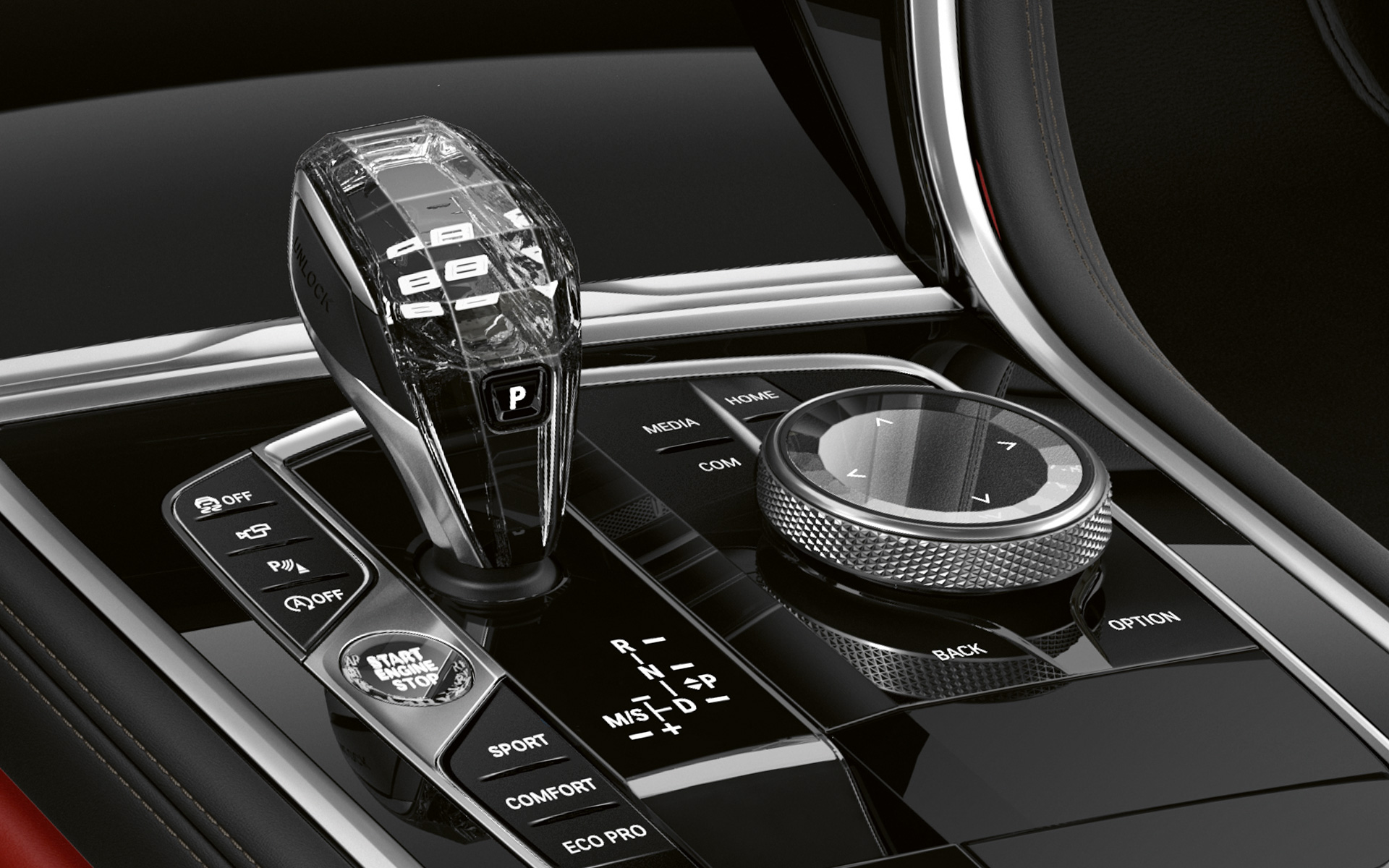 Habitaclul „Dark Seduction” Imagine cu habitaclul BMW Seria 8 Gran Coupé „Dark Seduction”