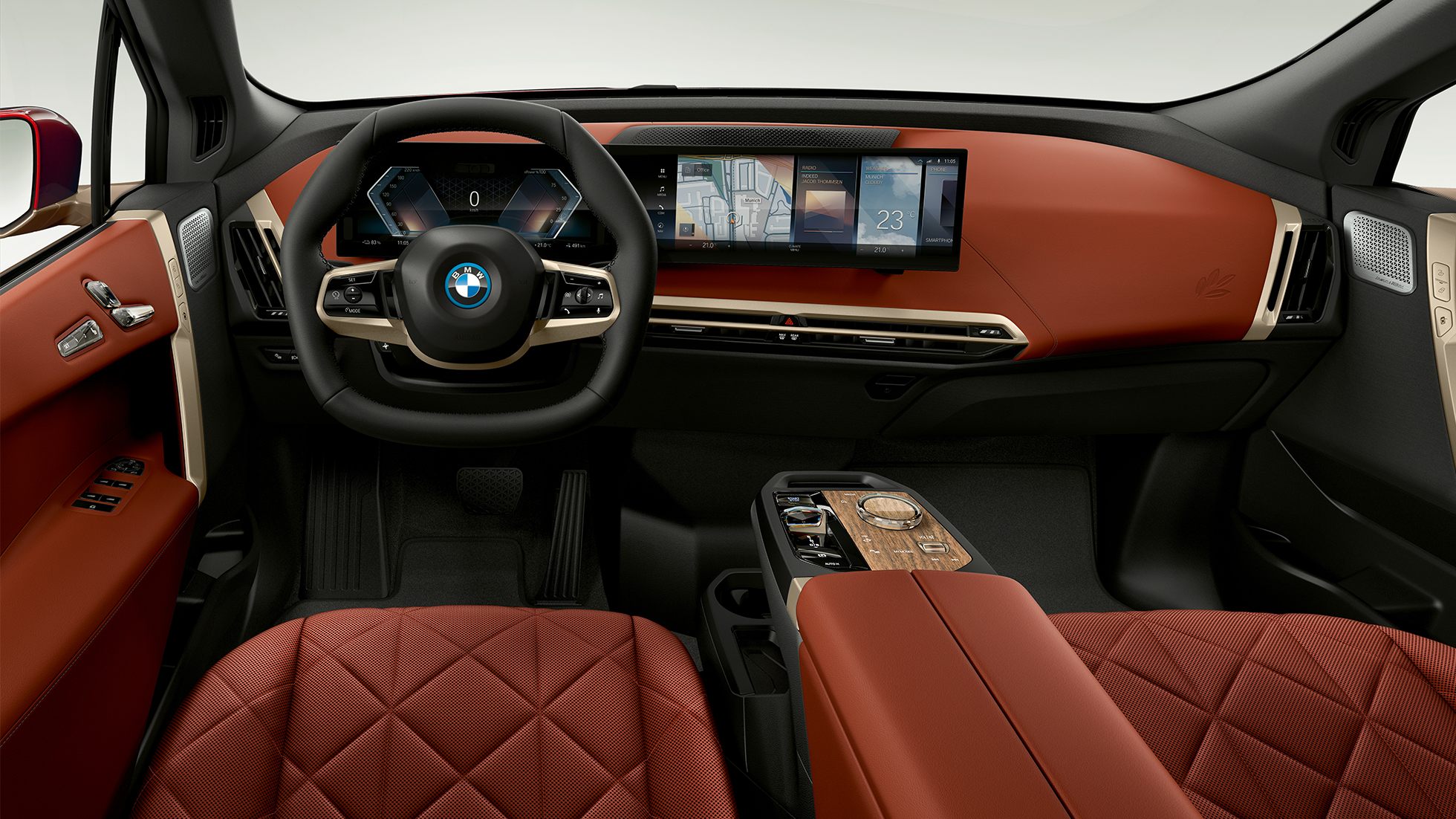 Habitaclu, BMW iX Design la interior, habitaclu, Suite Castanea, BMW iX i20