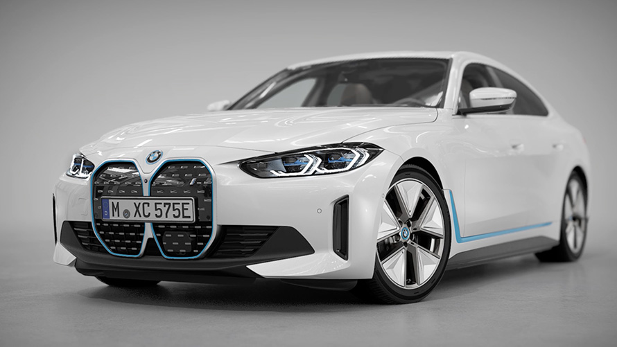 Video cu detaliile importante ale designului exterior pe scurt al BMW i4 eDrive40 G26 2021 Alb Mineral Video cu detaliile importante ale designului exterior pe scurt al BMW i4 eDrive40 G26 2021 Alb Mineral