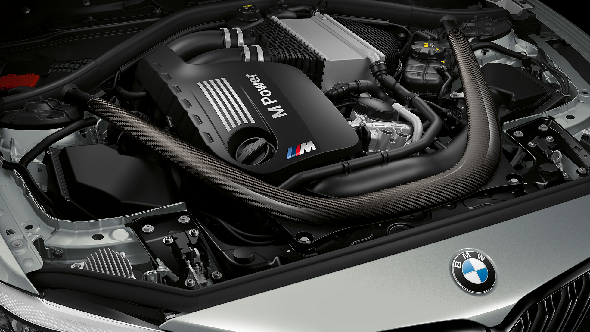 Motorul BMW M2 Competition, F87 Imagine cu motorul BMW M2 Competition, F87, 2018, în Argintiu Hockenheim metalizat