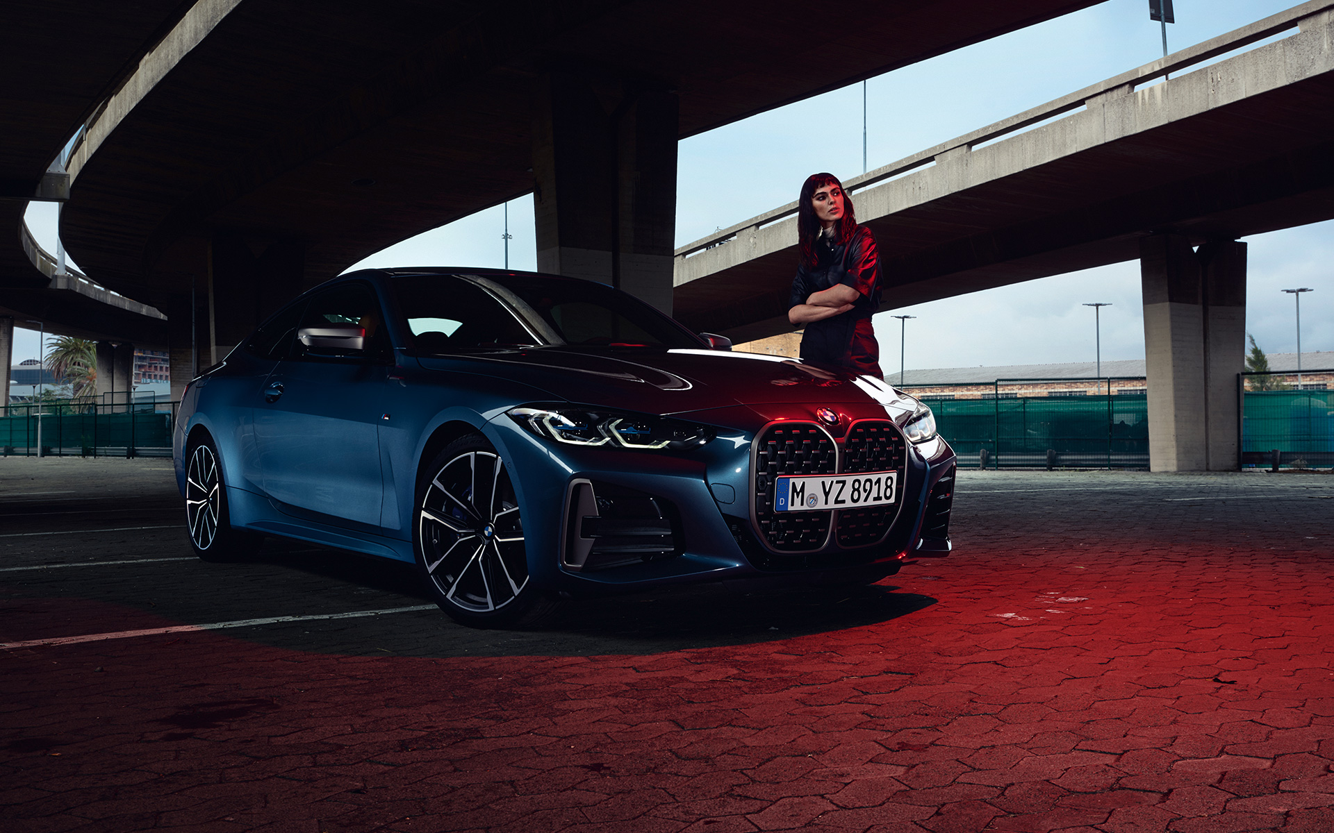 BMW M440i xDrive Coupé G22 2020 G82 2020 în Albastru Arctic Race