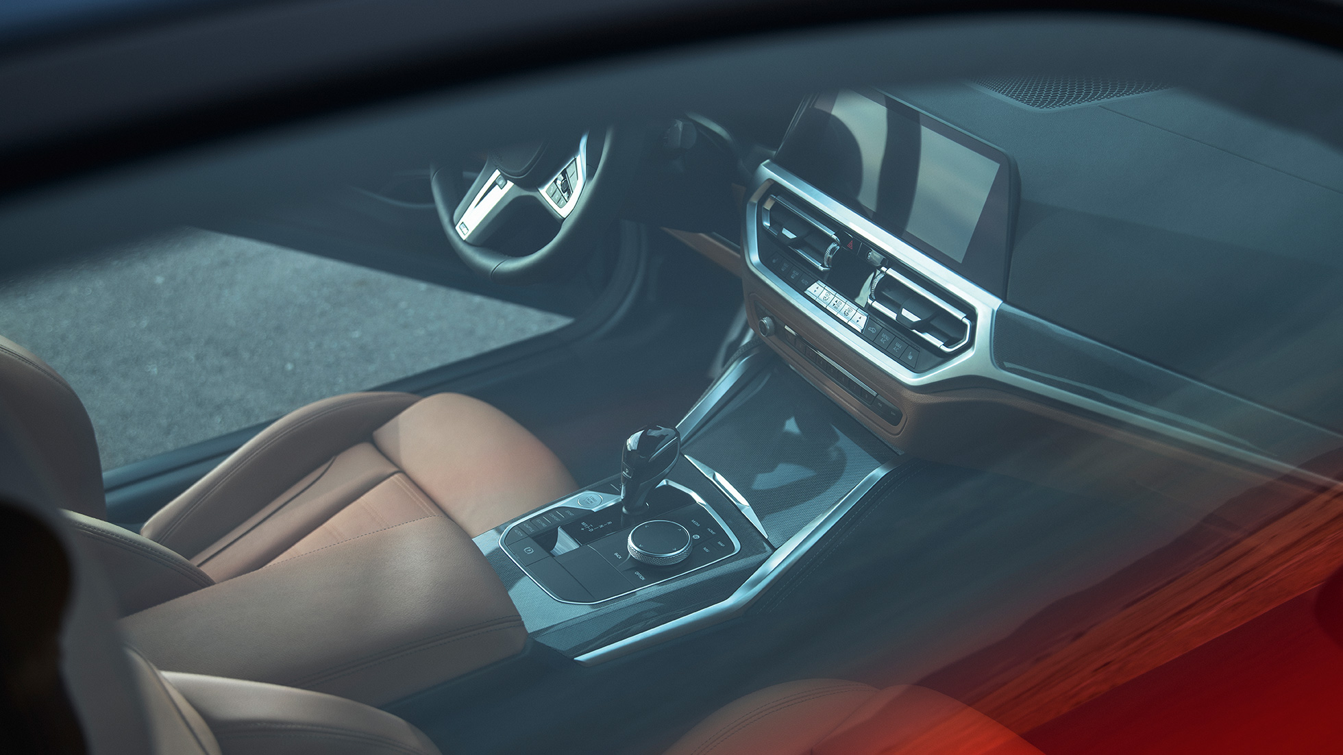 Interiorul BMW M440i xDrive Coupé, G22, 2020 Imagine cu interiorul BMW M440i xDrive Coupé, G22, 2020, în Albastru Arctic Race metalizat