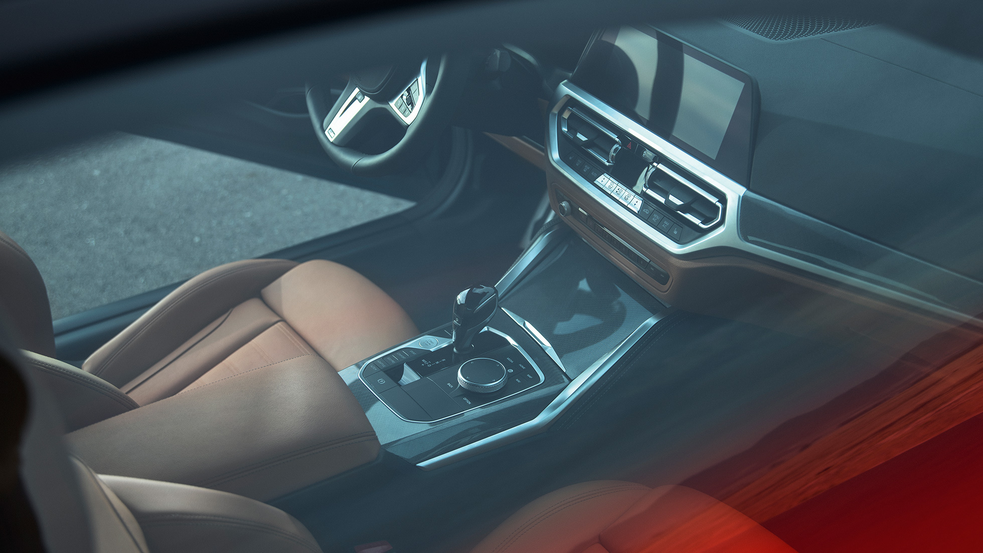 Habitaclul BMW M440i xDrive Coupé, G22, 2020 Imagine cu habitaclul BMW M440i xDrive Coupé, G22, 2020, în Albastru Arctic Race metalizat