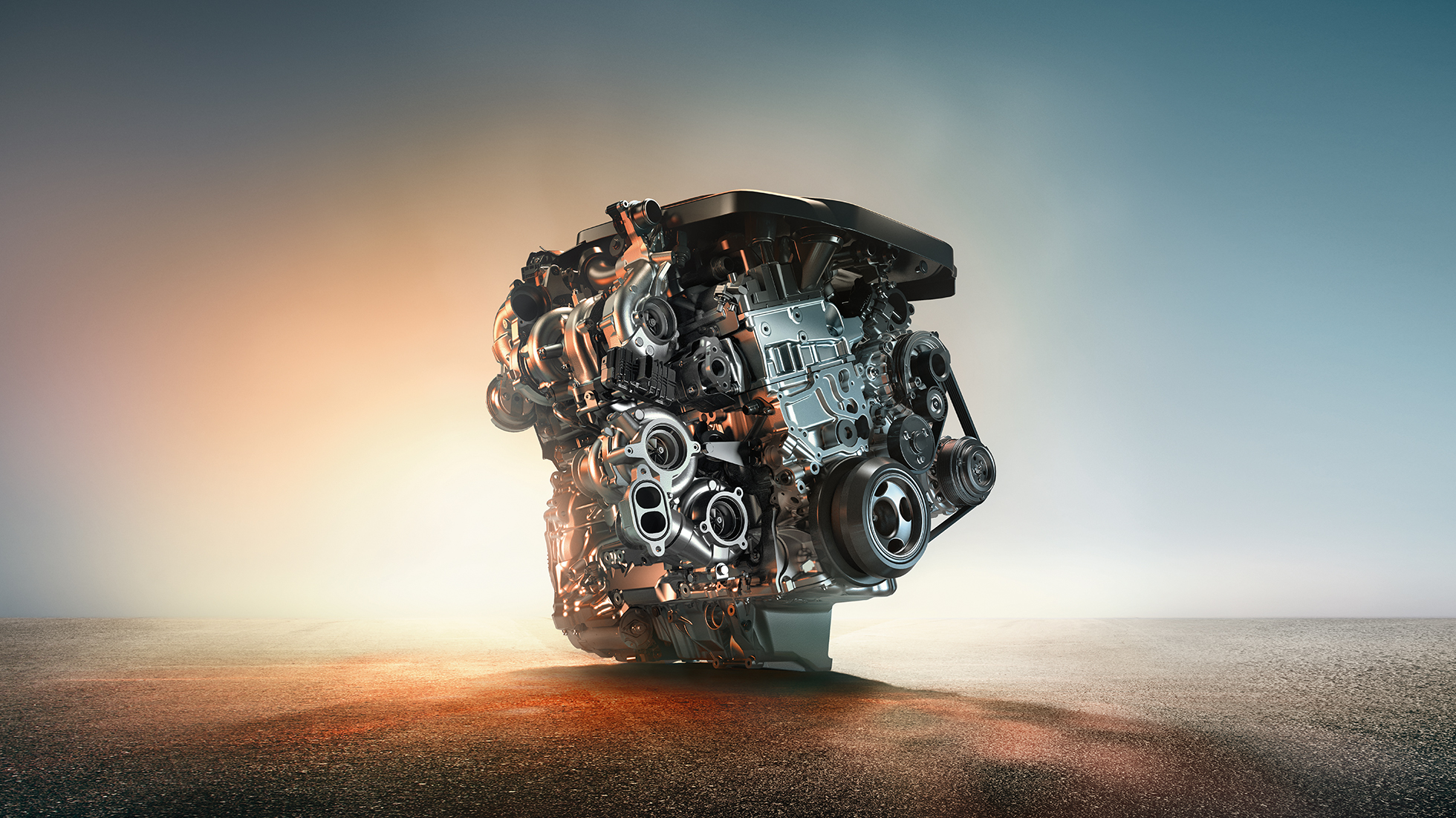 Motorul M TwinPower Turbo diesel cu 6 cilindri al BMW M550d xDrive Touring, G31 Imagine cu motorul M TwinPower Turbo diesel cu 6 cilindri al BMW M550d xDrive Touring, G31