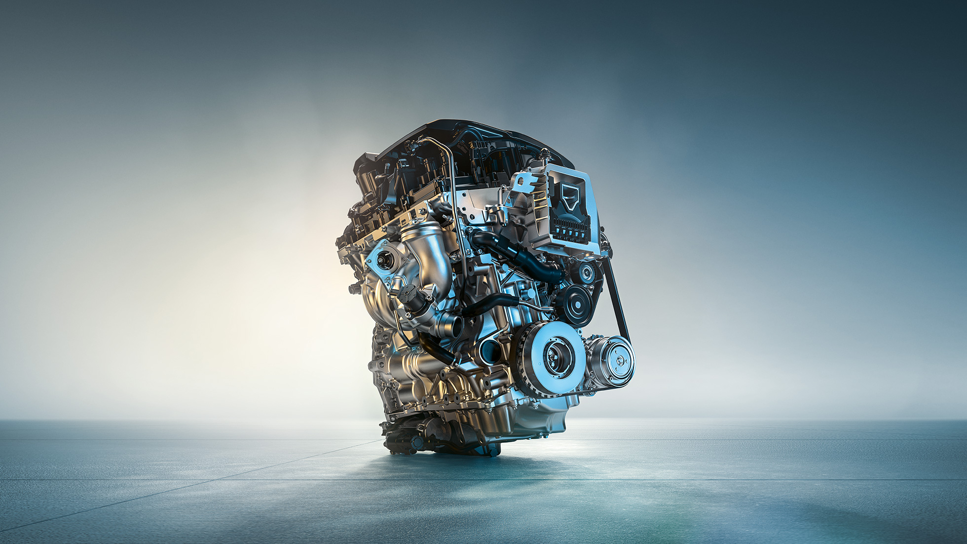 Motorul BMW X2 M35i Imagine cu motorul M TwinPower Turbo pe benzină al BMW X2 M35i, F39, 2018
