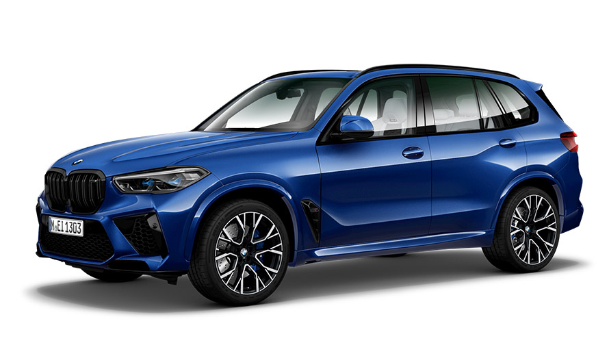 Imagine cu trei sferturi din partea laterală a BMW Seria X BMW X5 M G05 MP Imagine cu trei sferturi din partea laterală a BMW Seria X BMW X5 M G05 MP