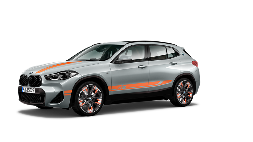 Imagine cu trei sferturi din partea laterală a BMW Seria X BMW X2 F39 Imagine cu trei sferturi din partea laterală a BMW Seria X BMW X2 F39