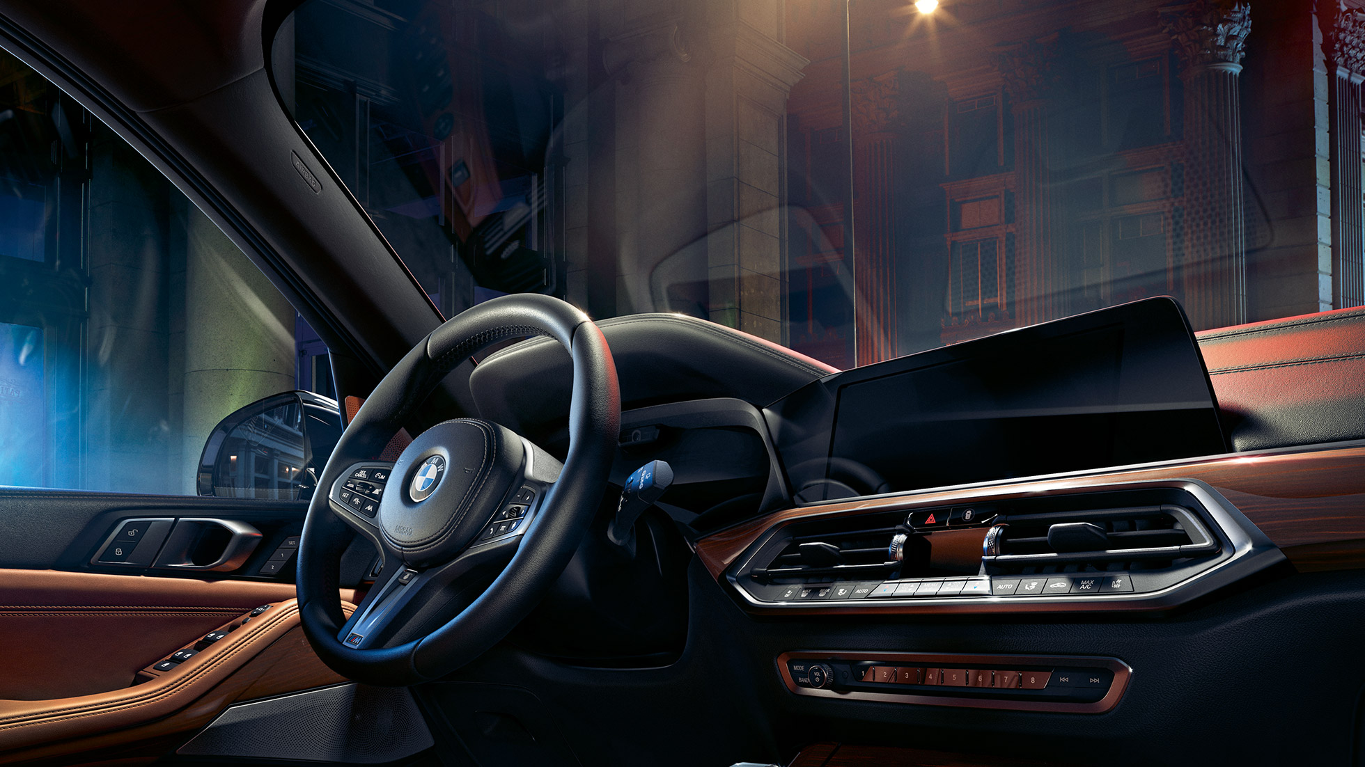 Habitaclul BMW X5 Imagine din habitaclul BMW X5, G05, 2018