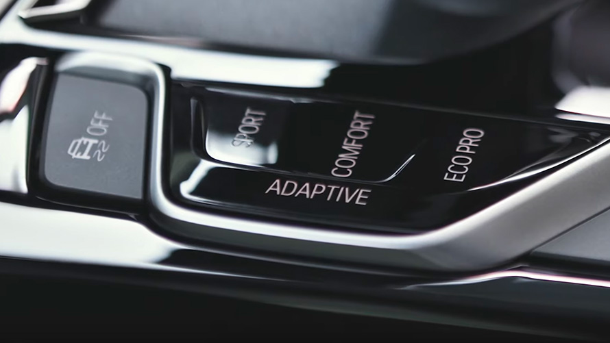 Modurile eDrive ale modelului BMW plug-in hybrid Imagine în prim plan cu modurile eDrive ale automobilului BMW X5 G05 BMW plug-in hybrid