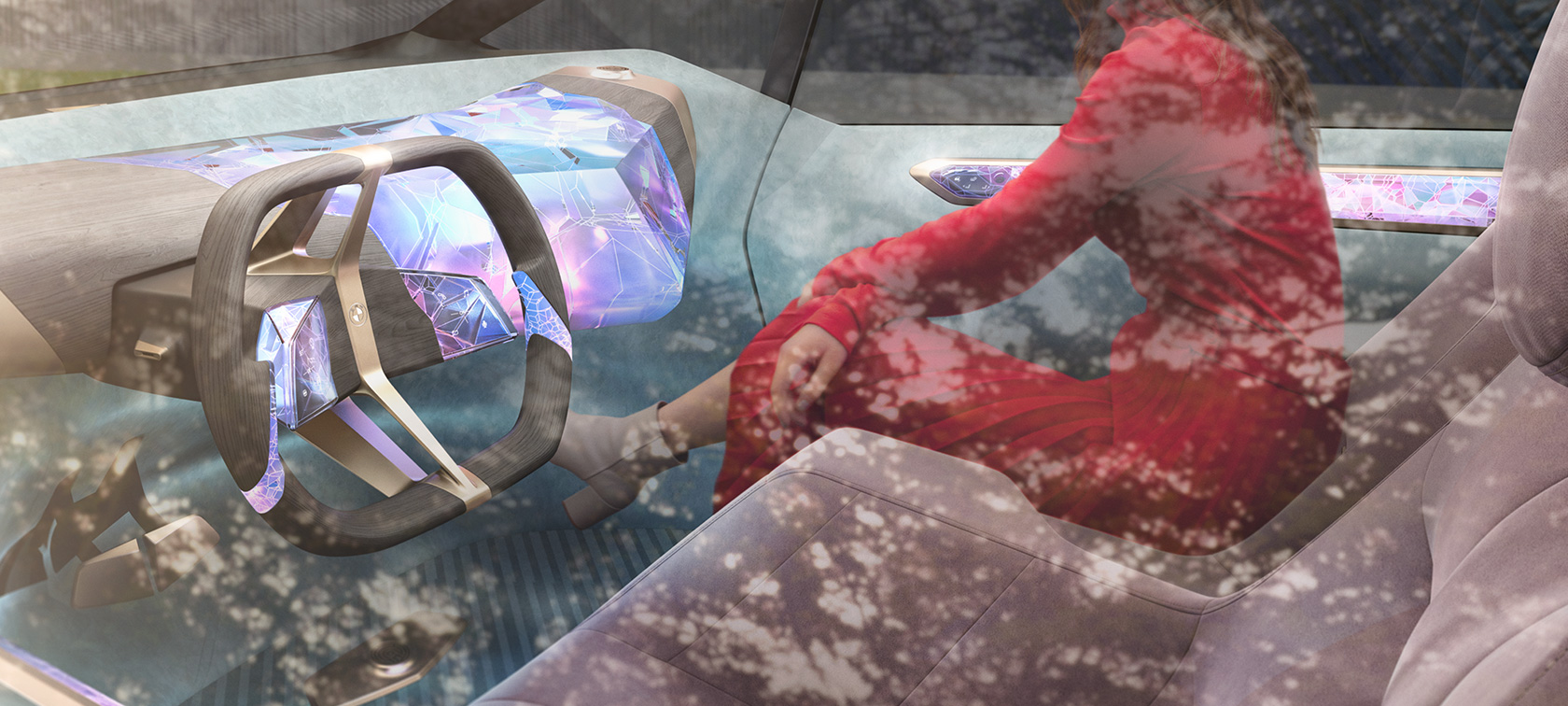 BMW i Vision Circular 2021 design interior BMW i Vision Circular 2021 vision car design interior