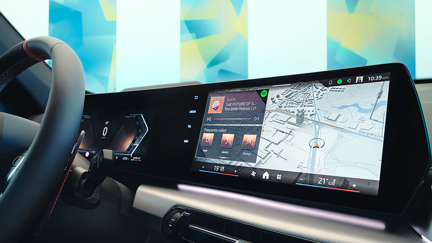 BMW Interior afişaj cu Operating System 9 BMW interior BMW Maps pe afişaj cu Operating System 9