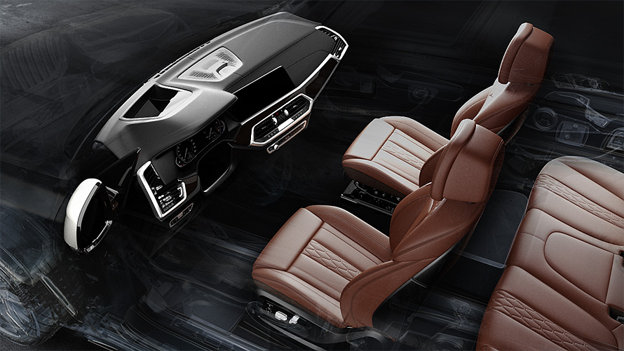 Modul „ECO PRO”, gestionarea energiei şi a temperaturii Optimizarea eficienţei confortului, luminii şi a funcţiilor de setare a temperaturii în modul „ECO PRO” al BMW X5.