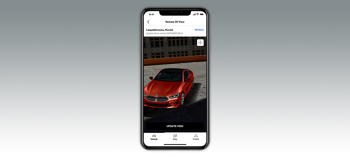 Aplicaţia My BMW gestionarea siguranţei automobilului meu ecran pe smartphone Aplicaţia My BMW gestionarea siguranţei automobilului meu ecran pe smartphone