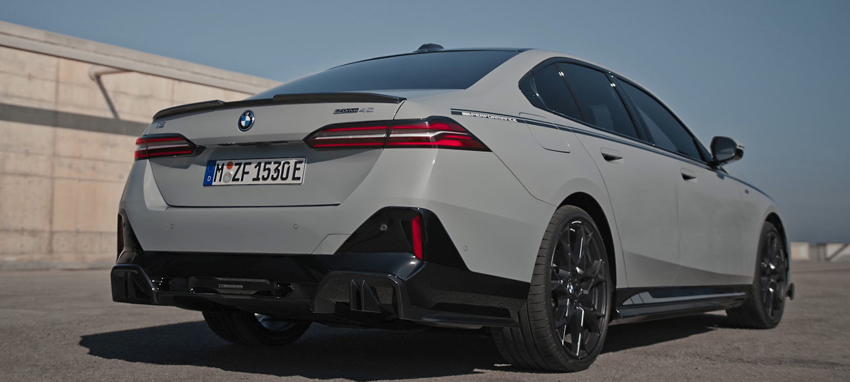 BMW i5, accesorii BMW M Performance, design exterior BMW i5 G60 2023 BMW M Performance Parts Exterior design