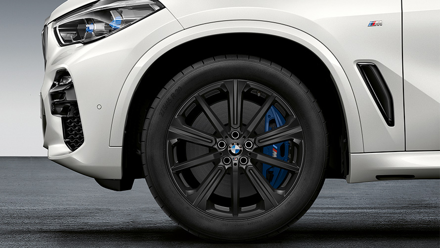 Jante M din aliaj uşor Star-spoke de 20”, tip 748 M, Jet Black mat Accesorii BMW M Performance Jante M din aliaj uşor Star-spoke de 20”, tip 748 M, Jet Black mat