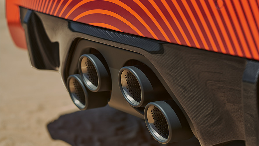 Sistem de evacuare M Performance din titan Accesorii BMW M Performance, Sistem de evacuare M Performance din titan