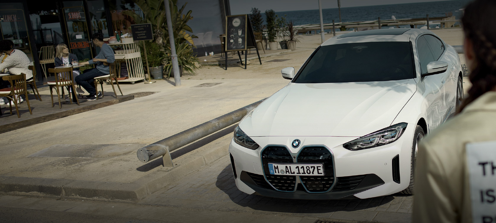 BMW i4 eDrive40 G26 2021 Alb Mineral frontal stationand