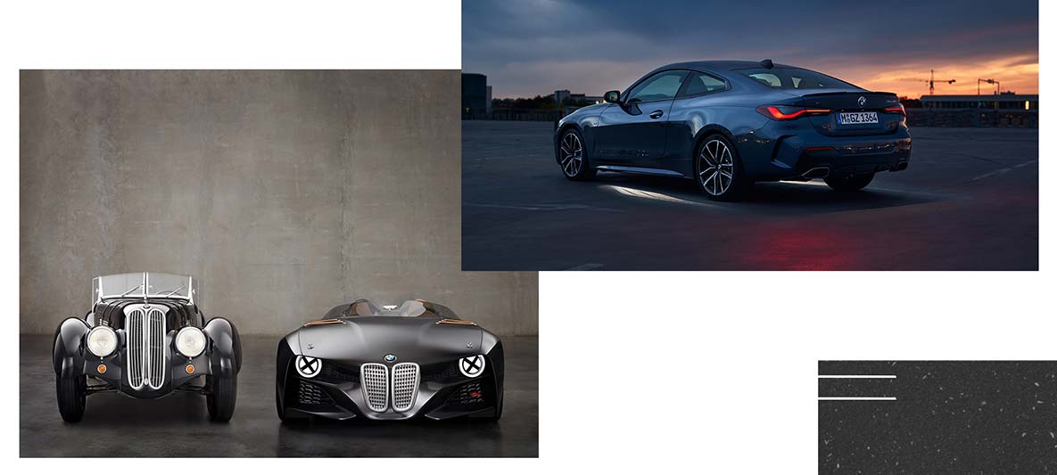 Punte spre viitor: Designul BMW transferă inspiraţia din trecut - de la BMW 328 la BMW 328 Hommage şi până la BMW Seria 4 - în epoca modernă. Punte spre viitor: Designul BMW transferă inspiraţia din trecut - de la BMW 328 la BMW 328 Hommage şi până la BMW Seria 4 - în epoca modernă.