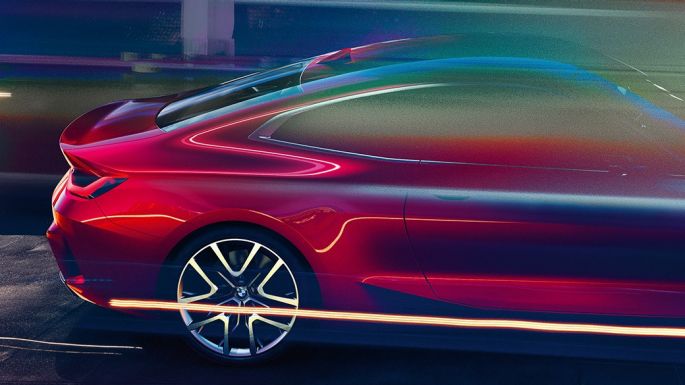 Videoclip de prezentare a BMW Concept 4 Videoclip cu designul exterior al BMW Concept 4, în Roşu Forbidden